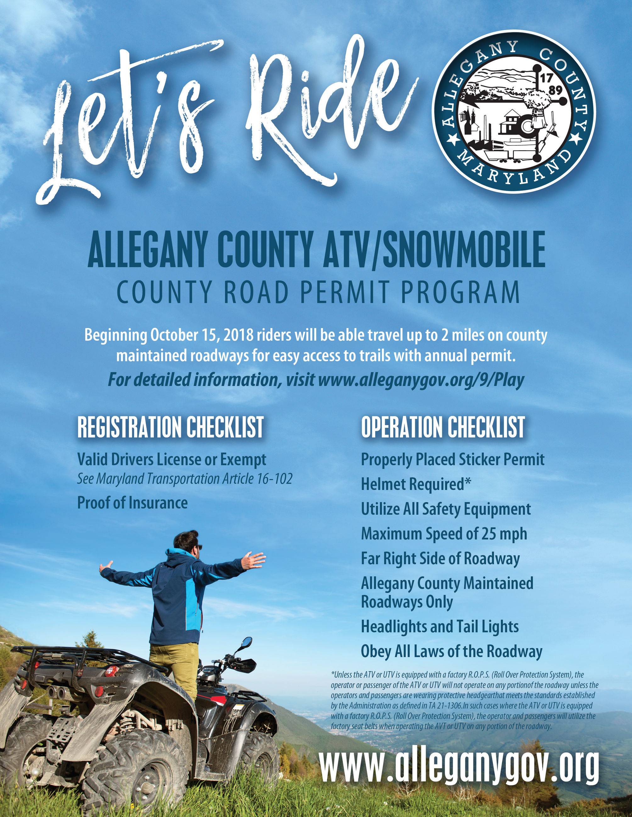 ATV Snowmobile Brochure Page 1